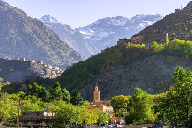 High Atlas Mountains on the Marrakech to Zagora Desert tour