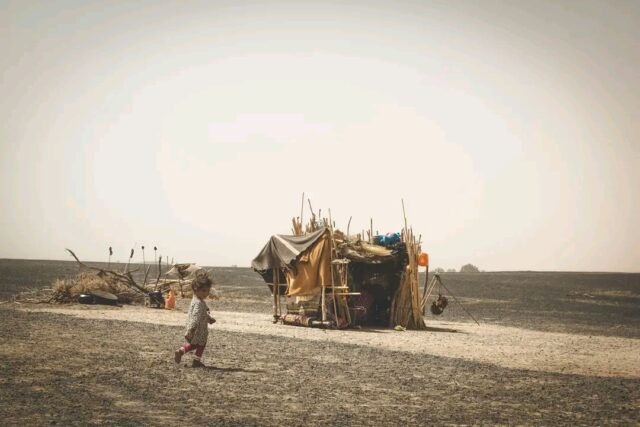 Traditional nomadic life near the Sahara Desert during a Marrakech desert tour
