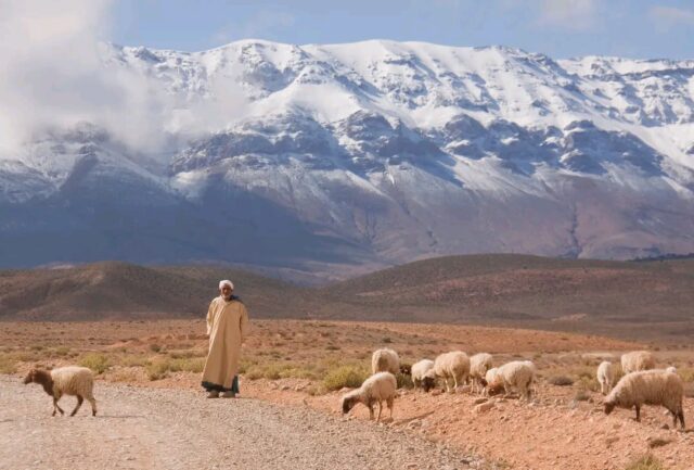 High Atlas Mountains near Marrakech 