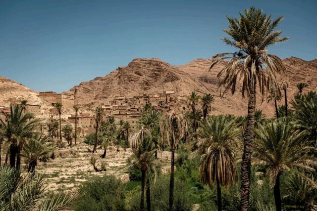 Panoramic view of Ziz Valley during the 2 Days Fes Desert Tour
